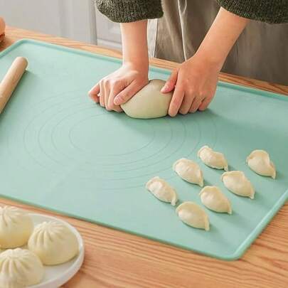 Extra Large Silicone Baking Mat - Super Size Non-Stick Silicone Mat With High Edges, Silicone Kneading Mat Suitable For Making Bread, Cookies, Macarons, Multi-Purpose Mat, Counter Mat, Placemat