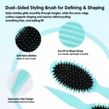 2025新款卷发造型梳,男女通用,轻松打造卷发造型,减少毛躁和断裂,干湿两用 - Candybrush - 彩色 - 查看 5