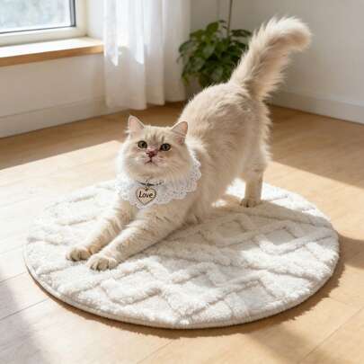 1片人造绒面材质垫，适用于猫、狗、小型宠物，可用作床垫、爬行垫、睡眠垫及其他多用途垫子。光滑、柔软、舒适，易于打理，可水洗。