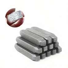 Square/Round Textured Punch Stamp Tools - DIY Jewelry Making Handcraft And Art Punching Kit, 12 Shapes Available