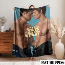 Heated Rivalry Fleece Blanket, Hudson Williams & Connor Storrie - 80 X 60 Inch - View 1