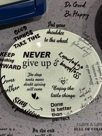 50/150/250/500张英文励志语录贴纸，可用于装饰日记本、手机壳、滑板、吉他、计划本、行李箱、平板电脑，也可作为生日礼物。