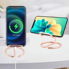 Adjustable Metal Alloy Phone Stand, Portable Extendable Phone Holder For Summer Vacation, Travel, Outdoor Video Recording, Live Streaming, Minimalist Design, Suitable For Living Room, Bedroom, Desk, Office - Multicolor - View 8