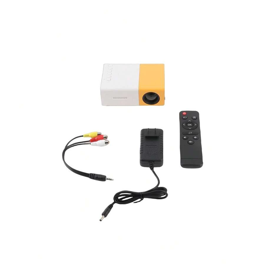 Mini Projector Audio HD USB Mini Projector Support 1080P Home Media Player Home Theater Cinema - Tipo de Enchufe A USA (110-127V) - Ver 1