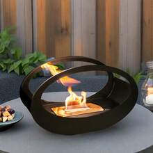 Outdoor Fireplace - Black - View 9