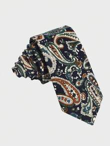 1 chiếc cà vạt nam kiểu Bohemian họa tiết Paisley, thoải mái và đa năng, phù hợp cho trang phục hàng ngày, dự tiệc, hẹn hò, du lịch và nghỉ lễ. - Hương vị hạt điều - Xem 7