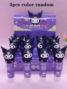 1/3/6支装正品固体胶棒，高粘度可爱DIY手工材料，适合青少年和成人，学习和办公用品 - 彩色 - 查看 16