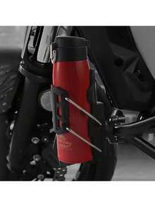 自行车水壶架，摩托车和电动滑板车通用杯架，自动紧固，超级坚固。适用于 32-71 毫米水壶！骑行必备，0.6-1.56 英寸可调节夹具 - 彩色 - 查看 8