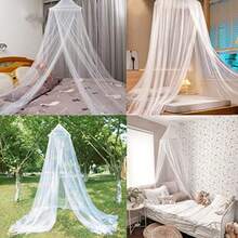Mosquito Net Bed Canopy Mosquito Net For Single/Bedroom Insect Net Protection For Bed And Home TravelIndoor And Outdoor Mosquito Prevention White - White - View 7