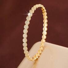 1pc Elegant Circular Arrangement Design Zirconia Inlaid Women Fashion Bracelet - Multicolor - View 10