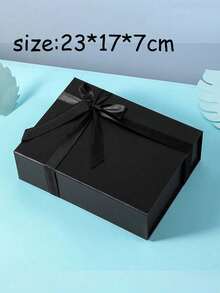 1pc Customized Personalized Magnetic Gift Box, Available In 3 Colors, Customizable With Name And Text, Perfect For Christmas, Parties, And Unique Gifts For Her/Him, Boyfriend, Girlfriend, Best Friend, Suitable For Christmas, Valentine's Day, Birthday, Anniversary, With Printed Pattern - Multicolor - View 16