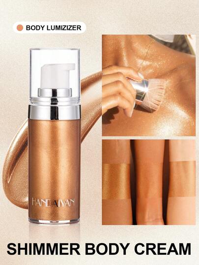 HANDAIYAN High Gloss Body Lotion, Radiant Skin Essence, Long-Lasting High Gloss Essence, Suitable For Summer Beach, Pool Party, Travel, Music Festival, Valentine's Day Gift