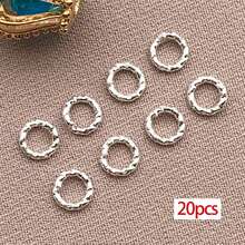 20pcs Twist O Ring Open Jump Rings Real 18K Gold Plated Brass Metal Linking Open Round Circle Connectors Ring For Jewelry Making Bracelet Necklaces DIY Crafts Supplies - Multicolor - View 22