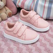 Zapatos Deportivos casuales con Tela Vinil, de suela plana y antideslizante, para niños/jóvenes, aptos para todas las estaciones - Rosa - Ver 2
