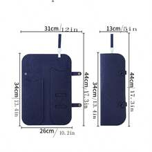 1 件装简易便携式直发器，配有毛毡收纳袋、隔热罩，旅行友好型悬挂设计，易于清洁和存放 - 藍色 - 查看 7
