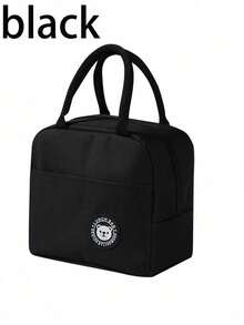 1 pieza Bolsa aislada para el almuerzo, Bolsa térmica para el almuerzo con patrón de fruta grueso y lindo, Bolsa de tote para el almuerzo portátil adecuada para el trabajo y al aire libre, Bolsa para el almuerzo con patrón de oso, Bolsa aislada para el almuerzo, Bolsa para el almuerzo de papel de aluminio grueso, Bolsa para el almuerzo, Bolsa portátil para el almuerzo - Impermeable y portátil, Adecuada para la escuela y la oficina - Multicolor - Ver 15