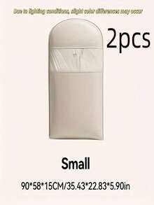 2pcs Garment Storage Bags, Down Jacket Covers, Hanging Space-Saving Design With Built-In Compression Zipper - Multicolor - View 26