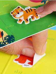 Reusable Sticker Book, Early Education Stickers For Children, Multi-Scene Silent Sticker Book, Ideal Christmas & New Year Gift - Multicolor - View 4