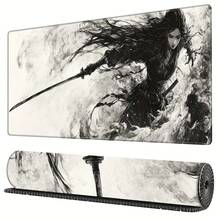 1pc Samurai Desk Mat & Mouse Pad - 35.4x15.7 Inches, Extra Large Size, Samurai Sword Master Theme Dual-Sided Design, Featuring Japanese Samurai And Anime Motifs, With Non-Slip Rubber Base, Wrist Rest, Washable Polyester Surface, Multiple Color And Samurai Forest Art Patterns, Ideal For Gaming Setup And Japanese Anime Enthusiasts. Desk Accessory, Office Supply, Desk Mat, Mouse Pad - Multicolor - View 11