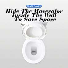 Inodoro con salida trasera con inodoro y tanque de 19 pulgadas de alto, inodoros altos para personas mayores con descarga trasera, incluye tubo de extensión - Mejora del inodoro de maceración C - Ver 4