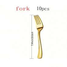 50/25/12/7pcs Gold Plastic Cutlery Set; Knives, Forks, Spoons, Suitable For 50 Guests, Cake Forks, Dessert Spoons, Salad Knives And Forks, Pasta Forks And Spoons, Reusable And Washable, Premium Tableware, Ideal For: Birthday, Wedding, Party, Family Gathering, Team Building, Outdoor BBQ, Camping, Banquet, School Supplies, Graduation Ceremony, Holiday Party And More Occasions (Full Cutlery Set, Full Kitchen Utensils Set, Cutlery, Gold Cutlery) - Gold - View 21