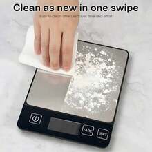 10kg/22.05lb High Precision Digital Kitchen Scale, 1g Accuracy, Large LCD Display, Electronic Food Scale, Coffee Measuring Scale, 6 Unit Conversion: G/Kg/Oz/Lb/Ml/Milk Ml (Batteries Not Included) - Multicolor - View 5