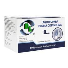 DL Caja 100 Agujas Para Pluma De Insulina Calibre A Seleccionar - AGP31X08C/100 - Ver 3