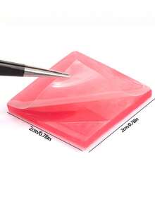 Diamond Painting Glue Adhesive Paste For Diamond Embroidery, Diamond Paint Accessories Glue Clay Wax Mud 2*2CM Glue Diamond Painting Cross Point Accessories, DIY Craft Accessories And Tools - Red - View 6