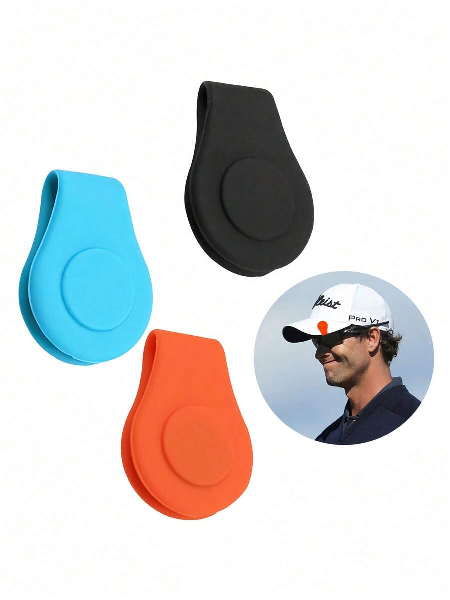 Kẹp mũ golf silicon từ tính, kẹp đánh dấu bóng golf từ tính, kẹp cổ áo từ tính, kẹp quần, bền, có thể tháo rời, dễ dàng gắn vào mũ, nón, thắt lưng, vừa vặn. Món quà tuyệt vời cho nam nữ, người chơi golf. Phụ kiện golf.