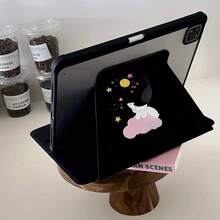 1个360°卡通旋转平板电脑保护套，适用于iPad 11/2025/10.9/Air4/5/6/7/2025/10.2/Pro 11/10/9.7/10.5，带睡眠/唤醒功能 - 彩色 - 查看 5