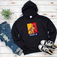 Men Outdoor Hoodies & Sweatshirts - Black - View 7
