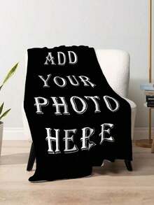 One Custom Blanket, Personalized Photo Blanket, Valentine's Day Decor, Christmas Gift, Personalized Christmas Bedding Blanket, Blanket Can Be Used On Bed/Sofa/Indoor/Outdoor, Gift For Friends, K-Themed Gift, Family Gift, Birthday Gift, Gift For A Friend, Gift For Her, Gift For Girlfriend, Gift For Parents. - Màu hỗn hợp - Xem 7