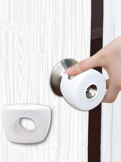 Baby & Toddler Door Knob Covers - Round Door Lock Protectors, Prevent Collision And Ensure Child Safety