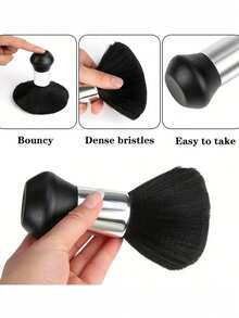 CTZIHGAO Styling Comb Set,Professional Hairdressing Supplies 1/2/3Pcs Sets, Hairdressing Capes, Hairdressing Capes With Neck Dust Brush, Hairdressing Aprons, Salon Aprons, Hair Coloring Capes, Cleaning Brushes, Salon Spray Bottles, Styling Spray Bottles, Alcohol Spray Bottles, Pressure Spray Bottles, Hairdressing Tools, Hair Products And Accessories. Suitable For Hair Salons, Beauty Salons, And Back-To-School Season. - Black - View 9