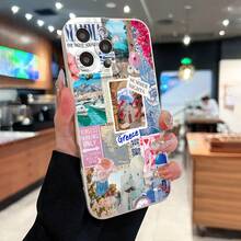 Esta elegante funda es compatible con los modelos  17, 16, 15, 14 Pro Max, 13, 12, 11, XR y XS Plus. Fabricada en silicona TPU, ofrece protección contra golpes y caídas, además de una sensación superior. Es un regalo ideal para familiares, amigos y seres queridos, y una opción perfecta para San Valentín.fundas para ,fundas,accesorios para celular,fundas para celular,fundas para  13,funda  13,funda  16,funda  17 pro max,funda  15,fundas para  16,fundas  11,fundas ,san valentín,san valentín detalles,viaje - Blanco - Ver 1