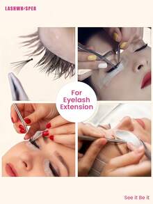 1套一次性睫毛胶水固定环，适用于睫毛嫁接；迷你分隔式胶水固定环，适用于浓密型睫毛；纹身颜料杯，适用于眉毛、嘴唇和眼线微雕（50/100/200/300/400/500个） - 彩色 - 查看 6