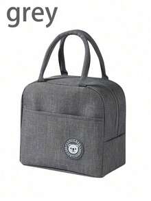 1 pieza Bolsa aislada para el almuerzo, Bolsa térmica para el almuerzo con patrón de fruta grueso y lindo, Bolsa de tote para el almuerzo portátil adecuada para el trabajo y al aire libre, Bolsa para el almuerzo con patrón de oso, Bolsa aislada para el almuerzo, Bolsa para el almuerzo de papel de aluminio grueso, Bolsa para el almuerzo, Bolsa portátil para el almuerzo - Impermeable y portátil, Adecuada para la escuela y la oficina - Multicolor - Ver 16