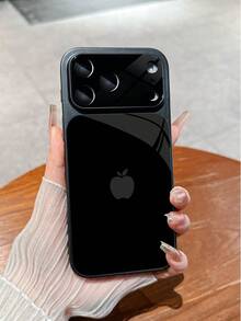 1个全新创意极简高端苹果设计奢华大视野钢化玻璃镜头保护手机壳，兼容 17/17Pro/17ProMax/17Air/16/16Pro/16ProMax/16Plus/15/15Plus/15Pro/15ProMax/14/14Plus/14Pro/14ProMax/13/13Pro/13ProMax/12/12Pro/12ProMax/11/11ProMax，磨砂防摔，全覆盖金属漆高级保护壳 - 彩色 - 查看 5