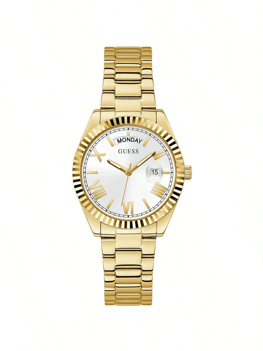 White + Gold Strap