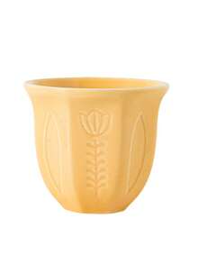 6pcs/Set Embossed Ceramic Tulip Cups (100ml) - Arabic Style Matcha And Coffee Cups, Suitable For Eid Al-Adha