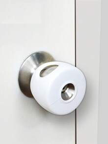 婴幼儿门把手保护套 - 圆形门锁保护套，防止碰撞，确保儿童安全 - 彩色 - 查看 10