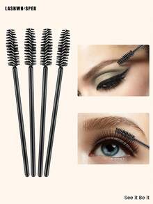 1pc/20pcs/50pcs/100pcs/200pcs/300pcs/400pcs/450pcs Disposable Eyelash Brush, Suitable For Eyelash Extension, Eyebrow And Makeup