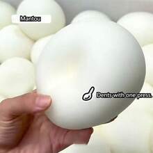 日本可塑大面包慢回弹挤压玩具，缓解压力，舒缓情绪，节日、生日礼物，完美之选 - 彩色 - 查看 3