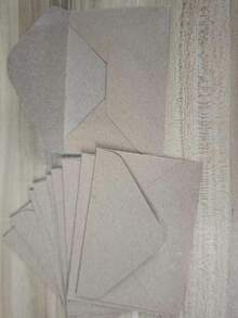 100pcs 4" X 2.75" Mini Kraft Paper Envelopes With Gummed Seal, Suitable For Home And Office Organization - Cowhide - View 13