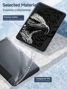 雄鹰猎鹰图案平板电脑保护套，兼容 iPad 9.7/10.2/10.5/10.9/12.9/Pro 11（第十代），兼容三星 Galaxy Tab S6 Lite 10.4 英寸，兼容 Kindle Paperwhite 第十二代（2024 年款），Kindle（第十一代）（2022 年发布），柔软防摔保护，智能支架/自动唤醒/睡眠功能，绝佳节日礼物。 - 彩色 - 查看 8