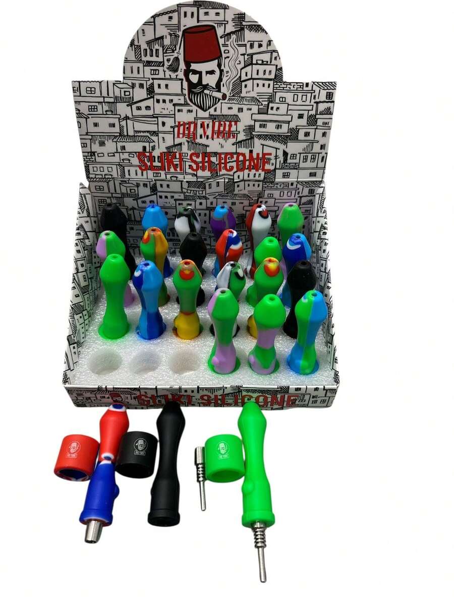 Dr. Vibe Silicone Menstrual Cups, Assorted Colors, Ideal For Extraction - 彩色 - 查看 1