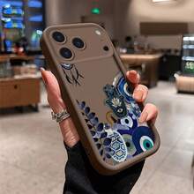 Starfish Cartoon 2026 Happy New Year phone case suitable for  17 16 15 14 13 12 11 PRO MAX PLUS AIR, gift for friends, family,Sleek and Grand Protective Lens Phone Case with Anti-Slip and Shockproof Features, Tianyan Staircase Design - Concha escalonada - blanca - NBUYCIstarfish - Ver 9