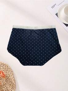 4PCS Women's Panties Collegiate Style Sports Underwear High Slit Underwear, Casual Daily Women's Briefs - Multicolor - View 3