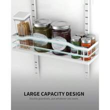 White 9-Tier Over The Door Pantry Organizer Pantry Organization And Storage Metal Hanging Spice Rack Shees Door Home And Kitchen Entials Laundry Room Bathroom Organization - trắng - Xem 3