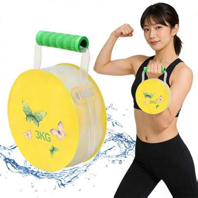 3kg ソフトケトルベル、衝撃吸収、ソフト PVC 製、防水、滑り止め、調節可能なウェイトトレーニング機器、ポータブル旅行フィットネスギア、ヨガ、フィットネス、スポーツ、コアトレーニング、筋力トレーニング、腕のトレーニング、ボディビルディング、シェイプアップを行う男性と女性に適しています。